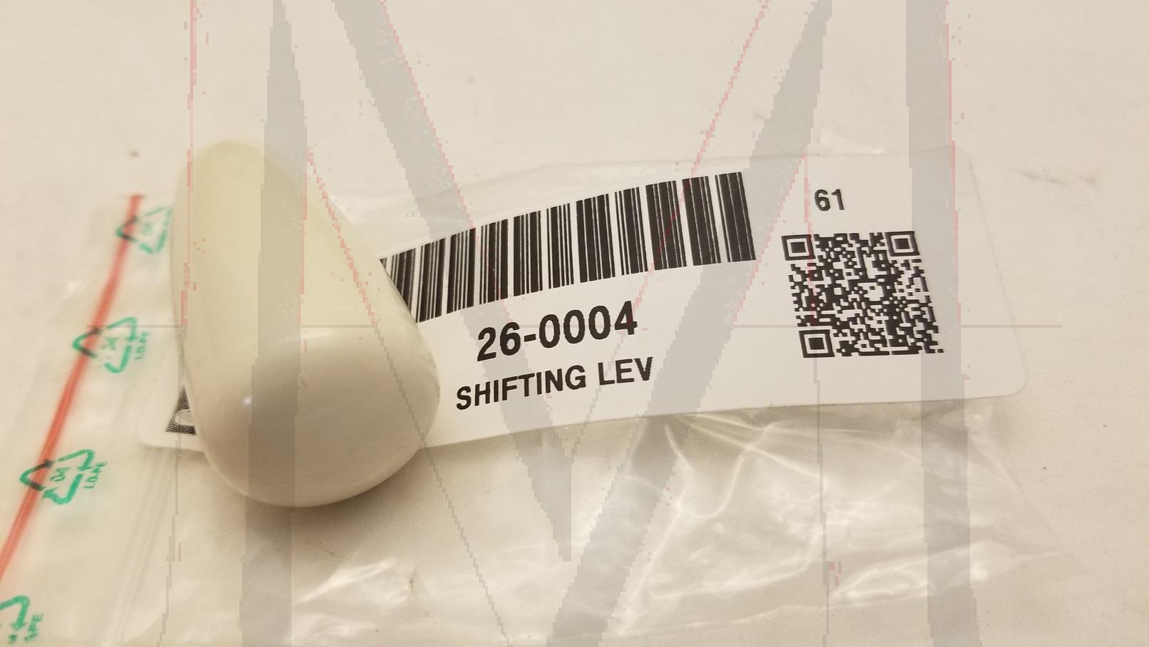 THREADED SHIFT LEVER KNOB - IVORY COLOR