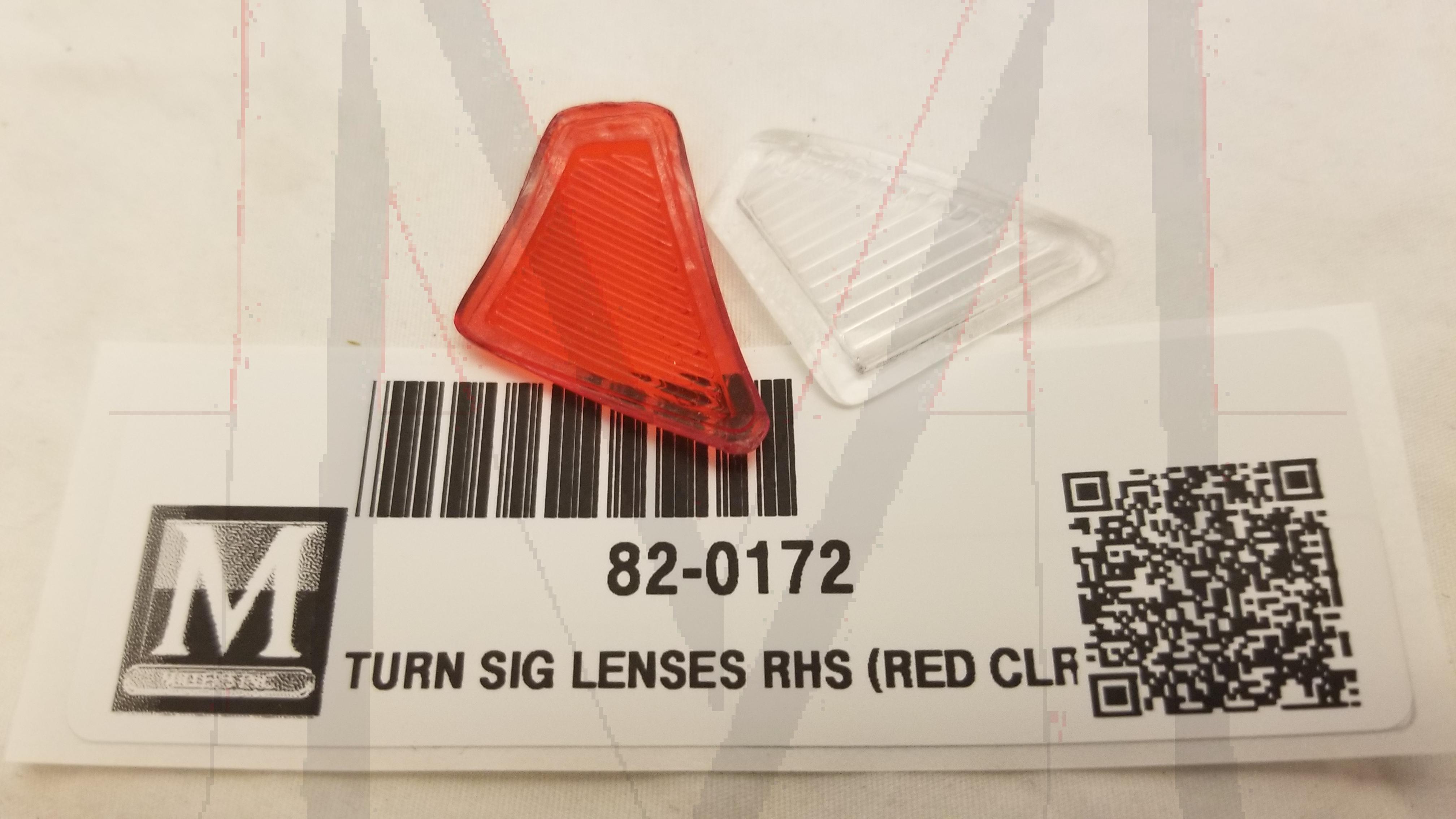 TURN SIGNAL LENS RHS (RED CLR)