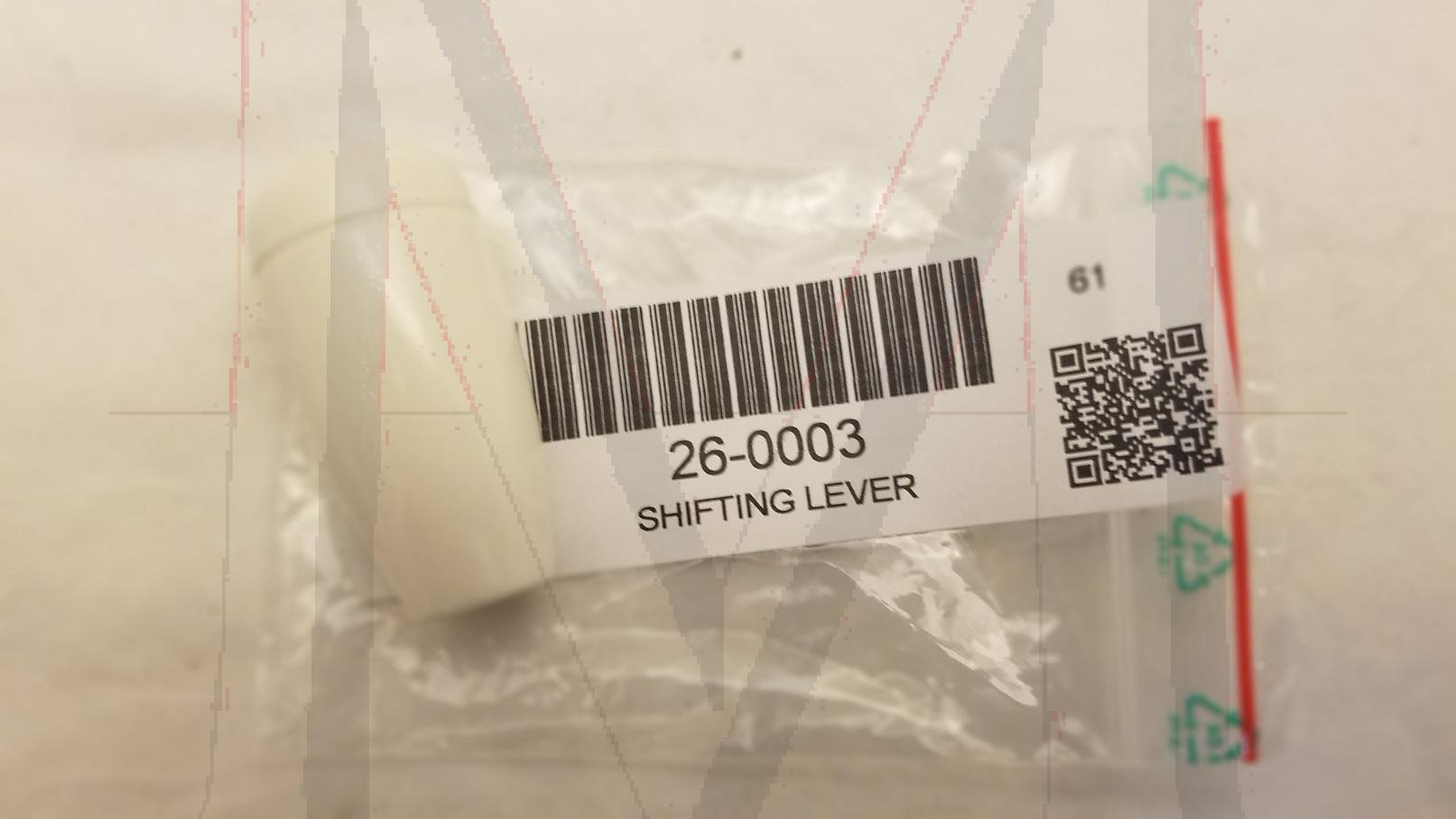PUSH ON SHIFT LEVER KNOB - IVORY COLOR