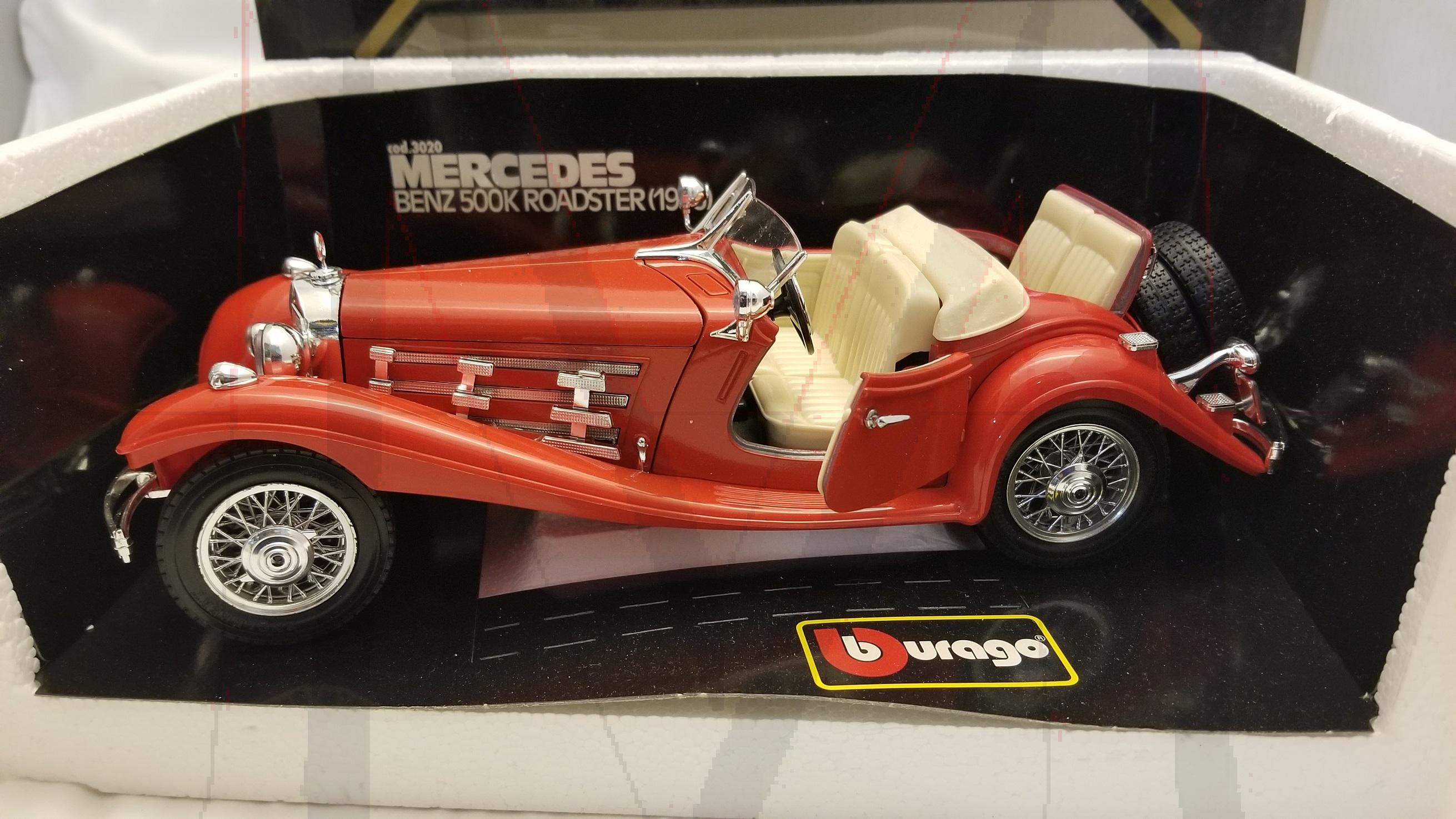 BURAGO 1/20 1936 MERCEDES BENZ ROADSTER