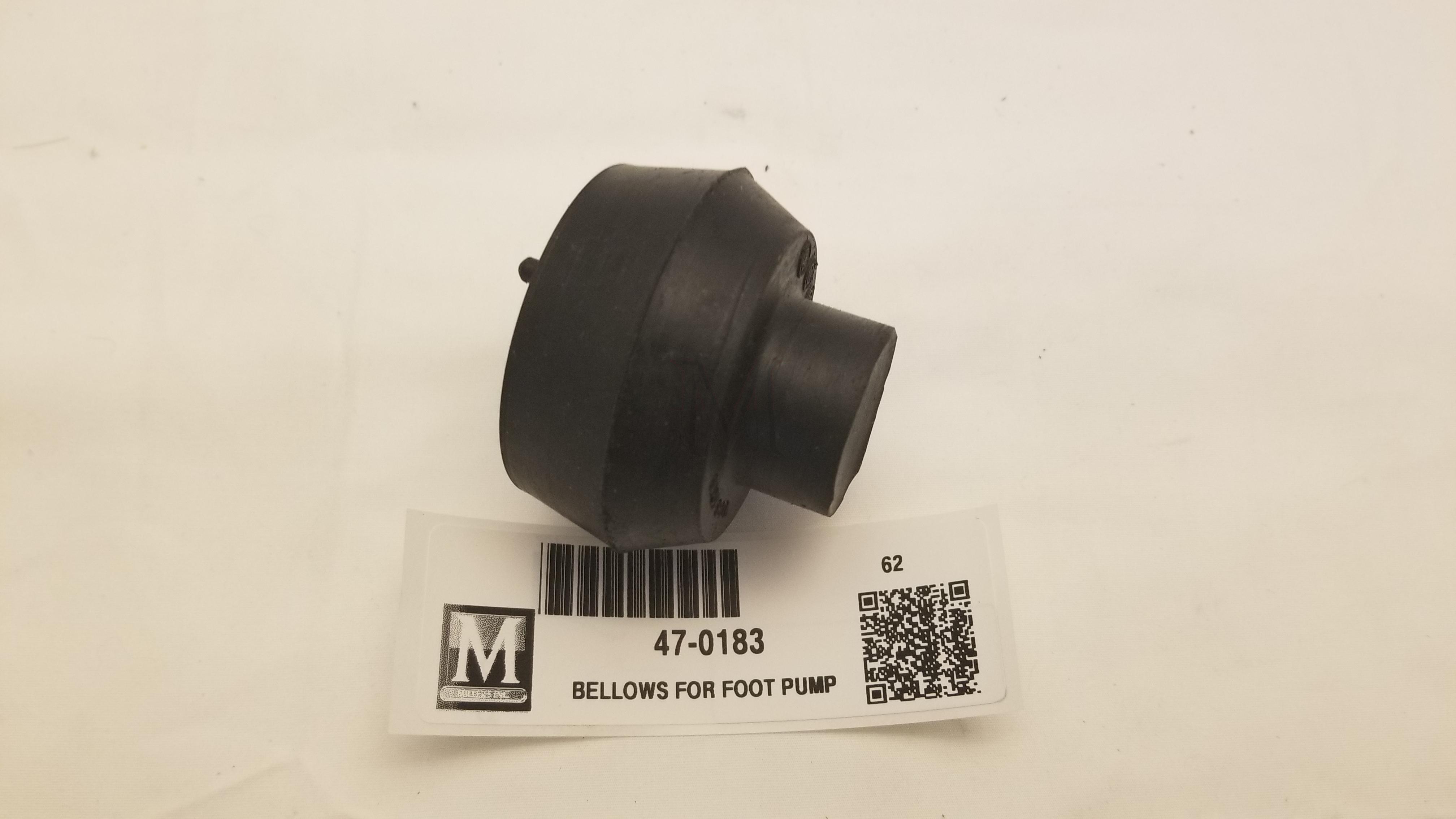 BELLOWS FOR WINDSHIELD WIPER FOOT PUMP