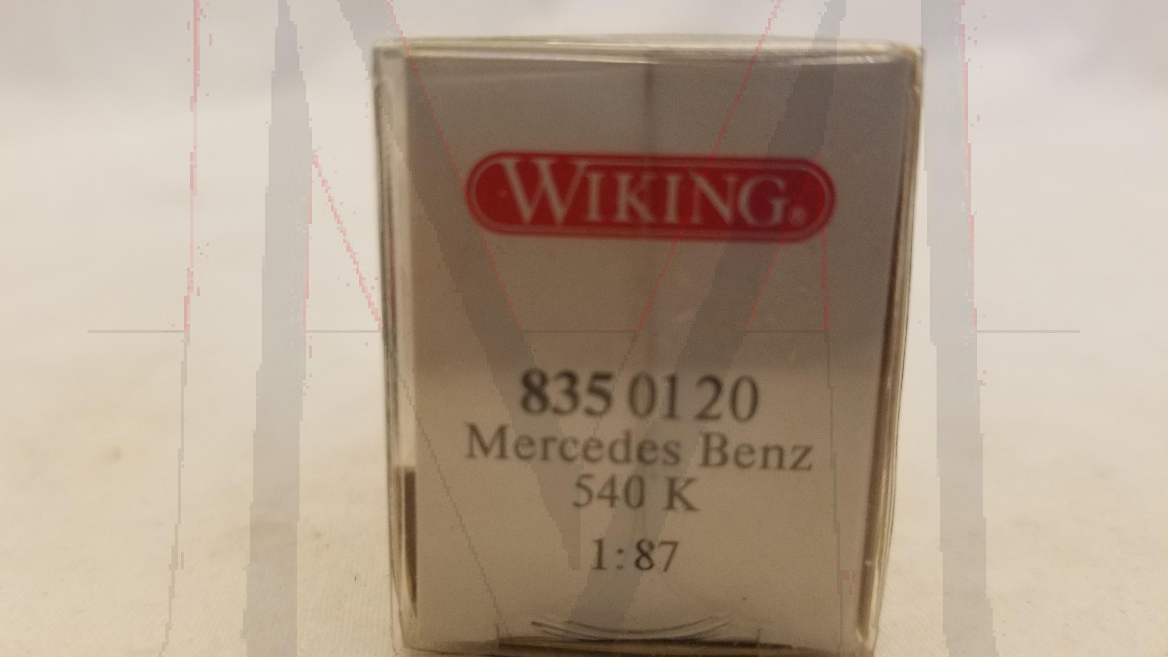 WIKING MERCEDES BENZ 540K CABRIOLET