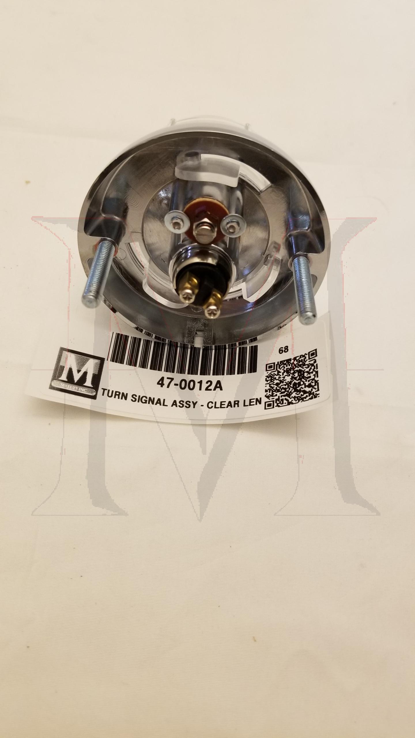 TURN SIGNAL ASSEMBLY - CLEAR LENS