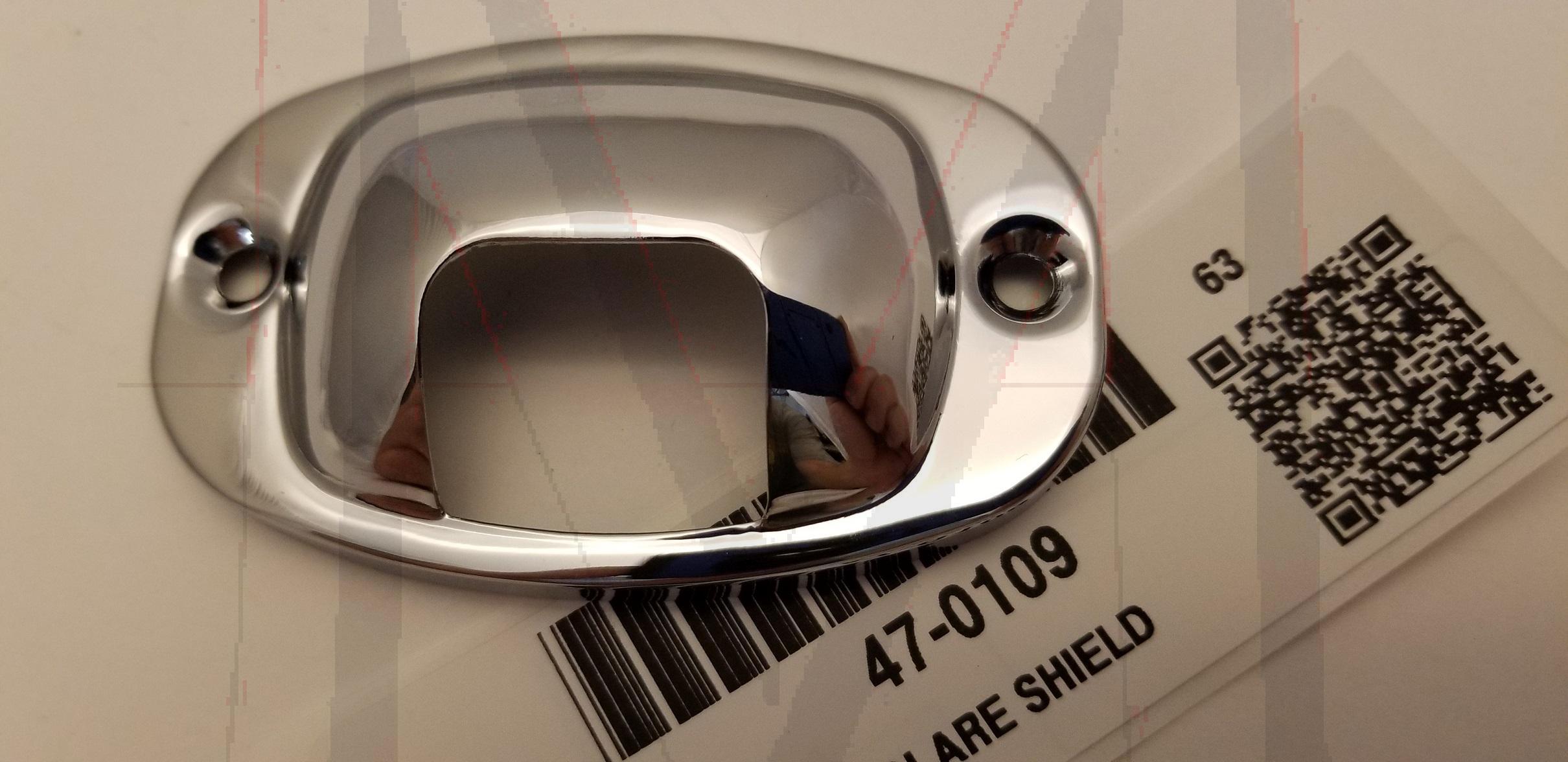 LICENSE LENS LIGHT CHROME COVER