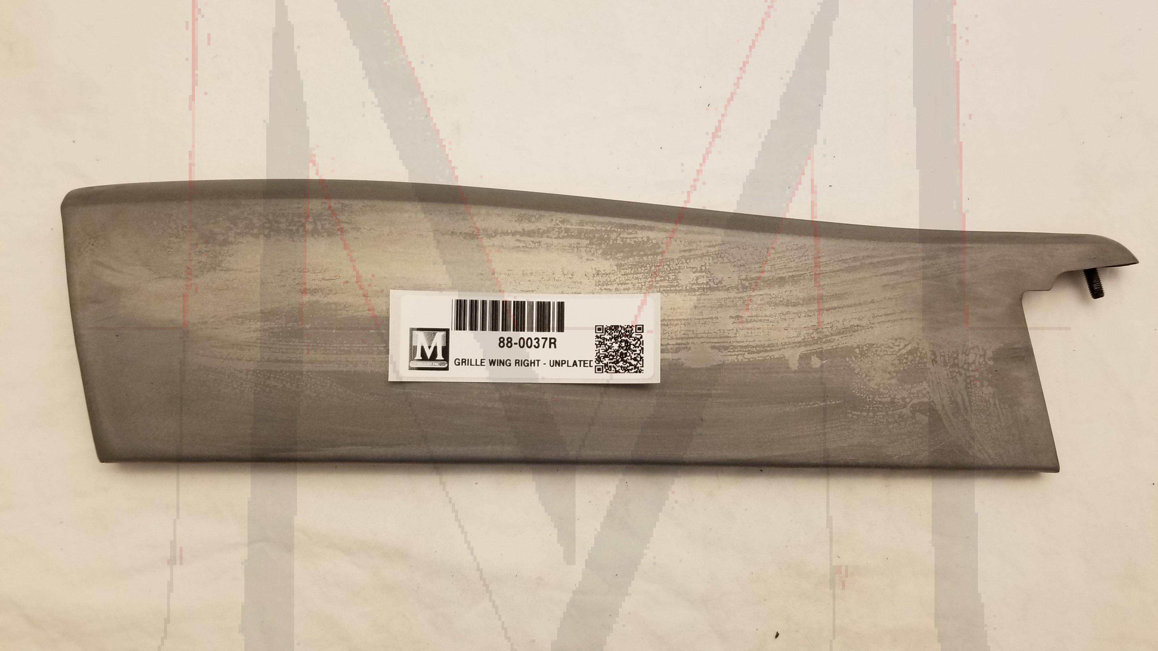190SL GRILLE WING - RIGHT NOT PLATED