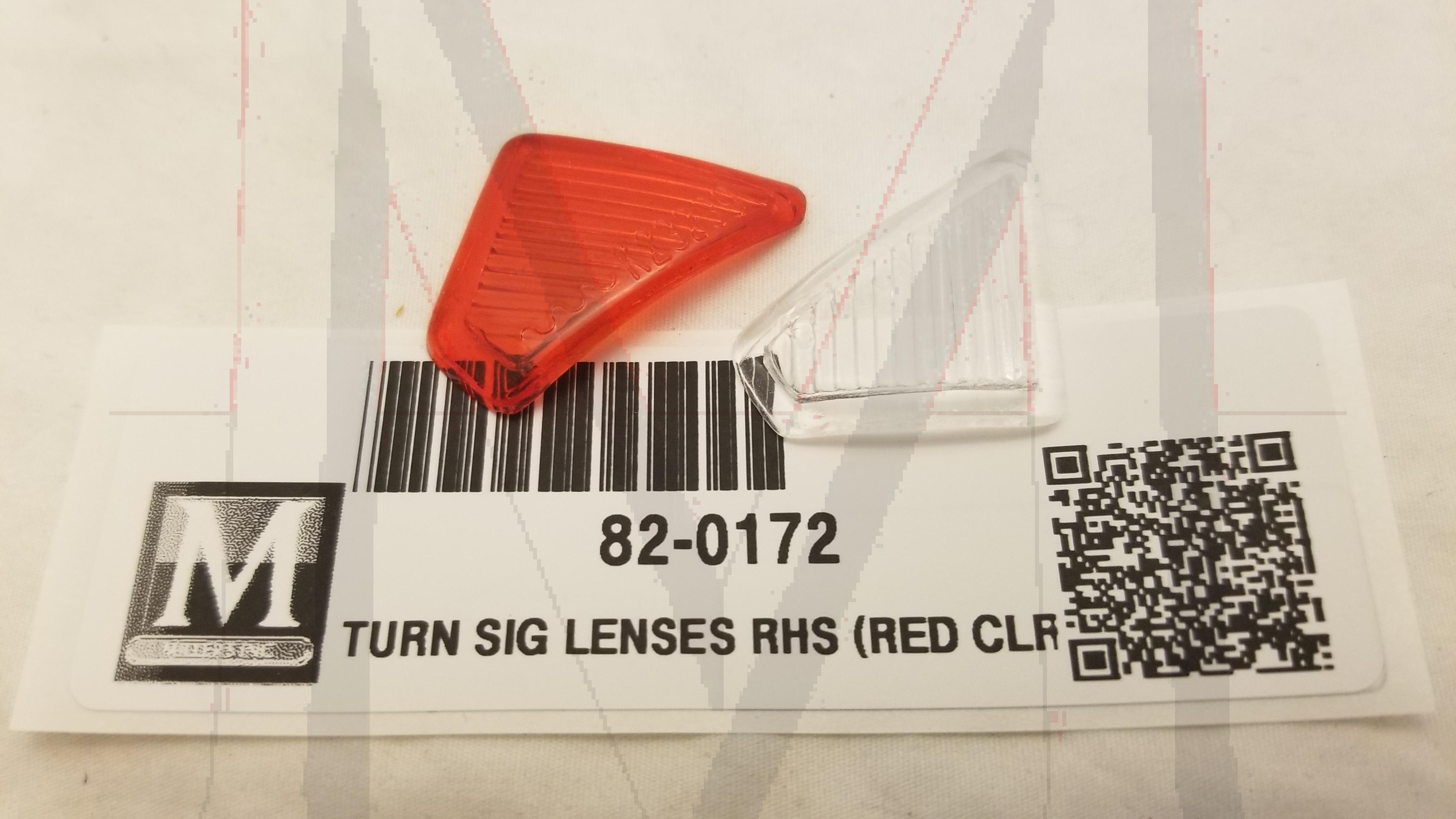 TURN SIGNAL LENS RHS (RED CLR)