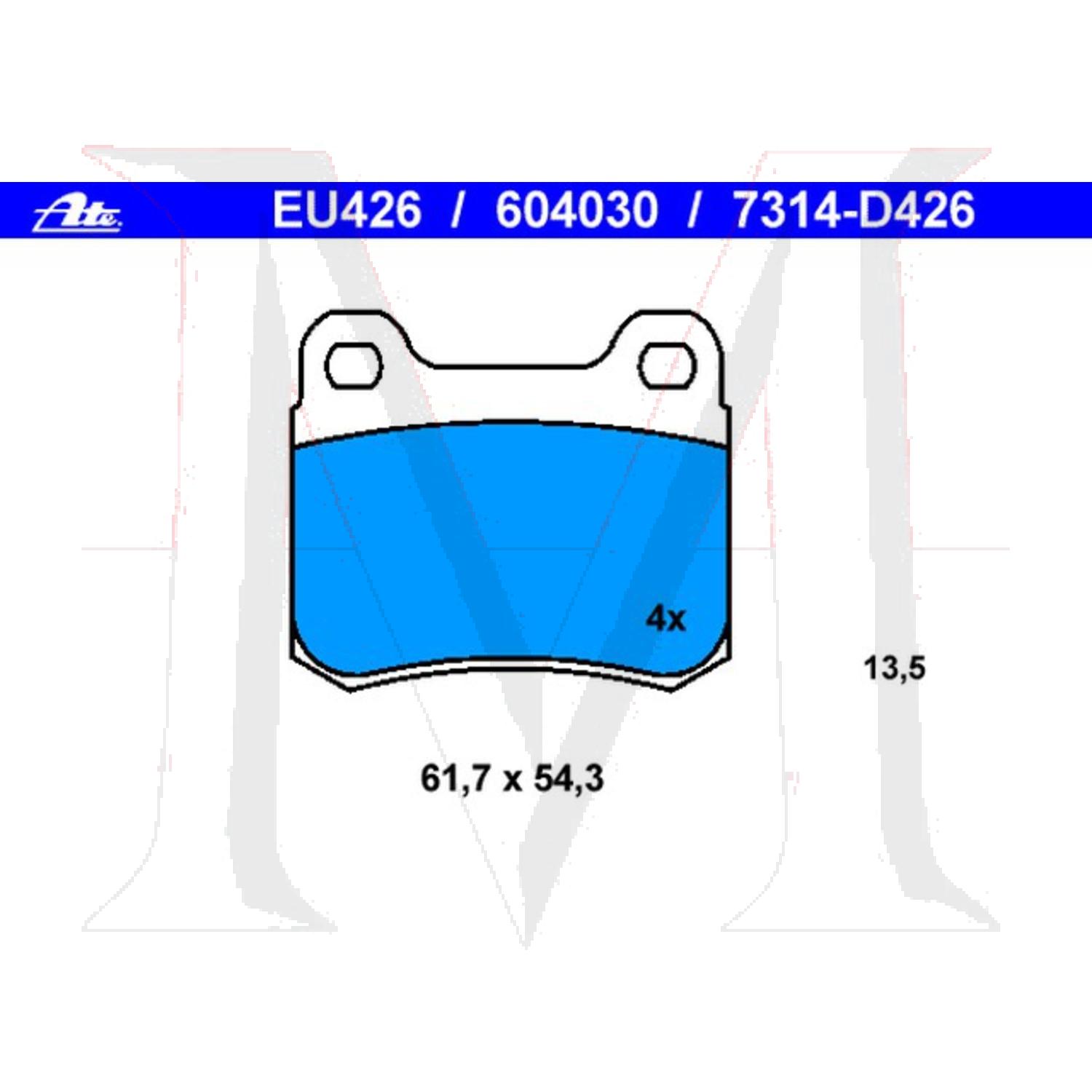 REAR BRAKE PADS