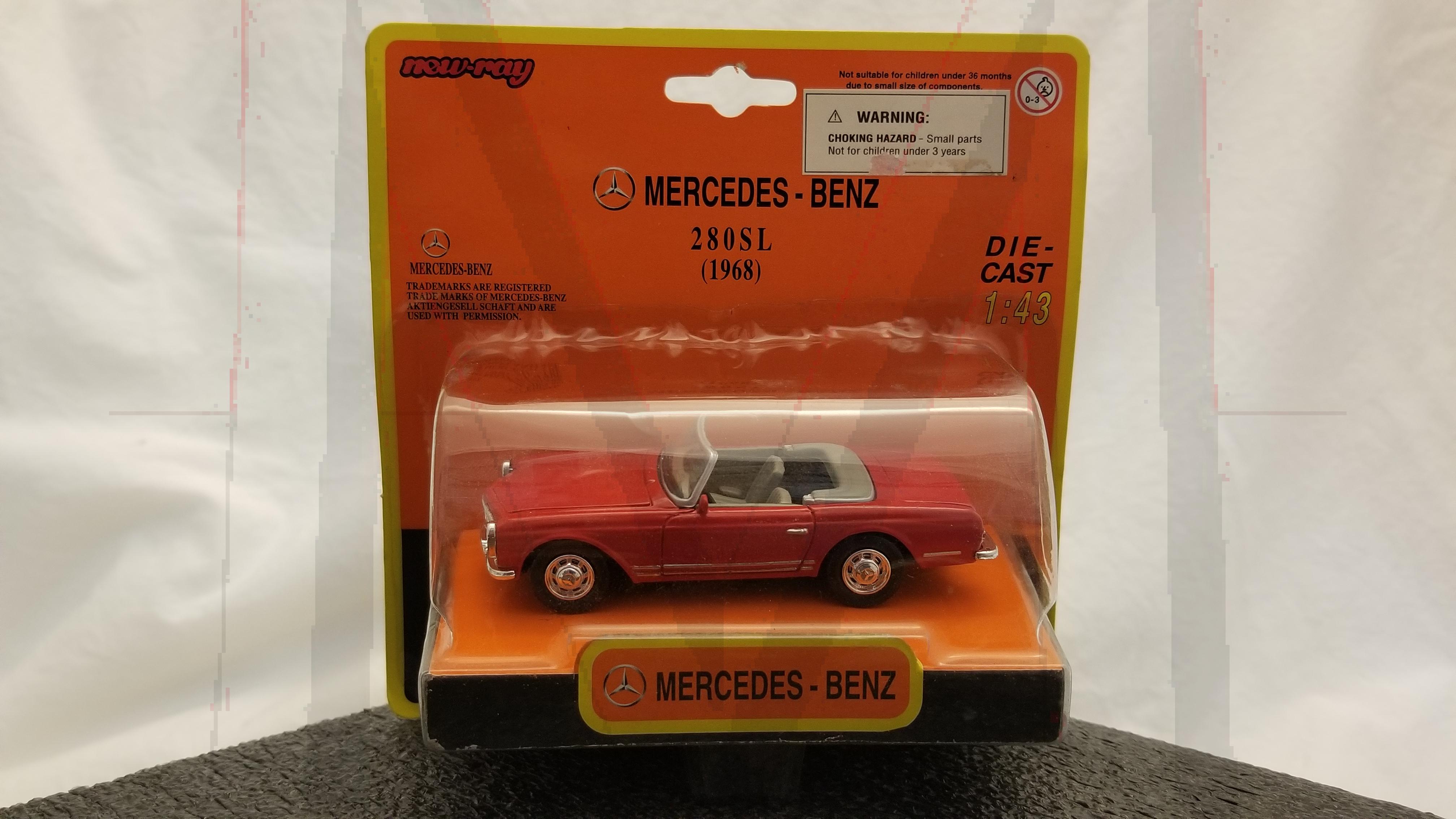 1968 MERCEDES BENZ RED 280SL