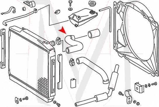 RADIATOR HOSE UPPER