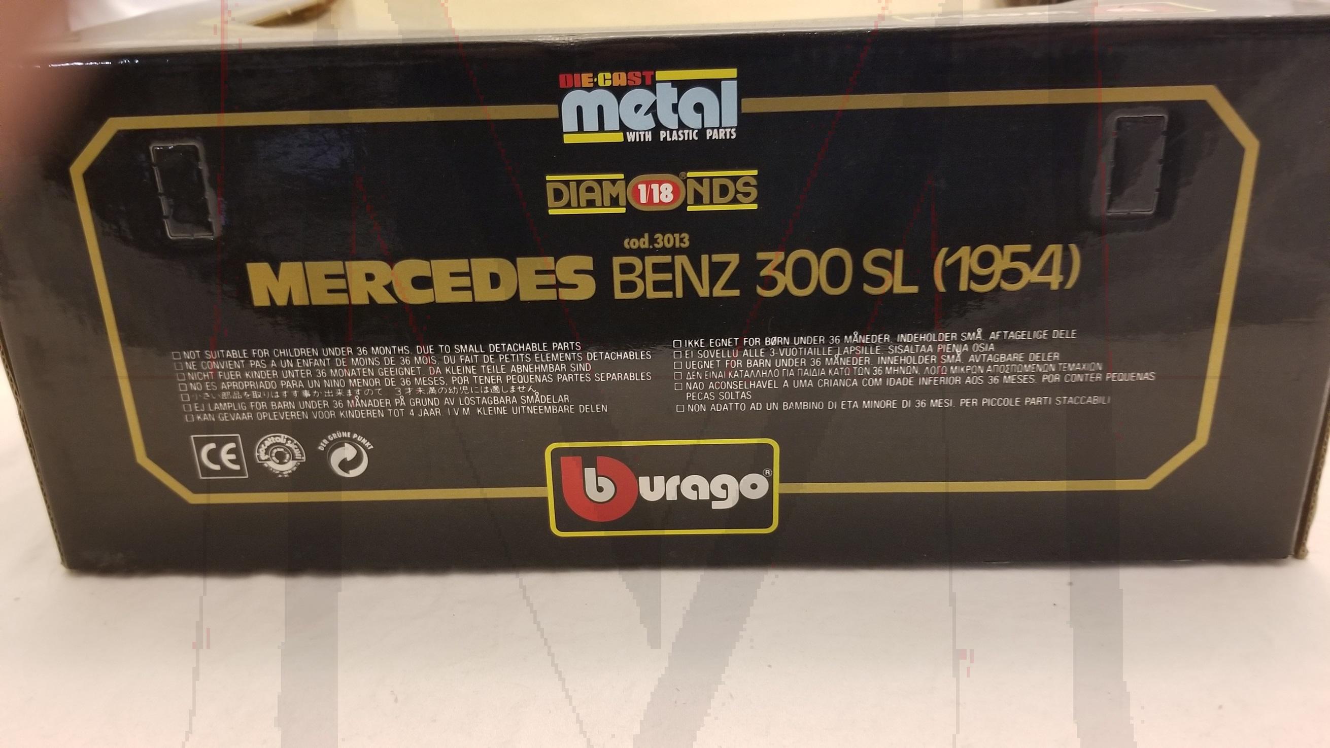 BURAGO DIAMOND 1/18 1954 300SL
